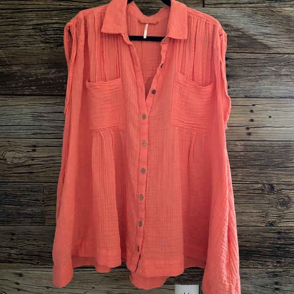 Free People Not So Basic Shirtdress Tunic - Picture 1 of 6